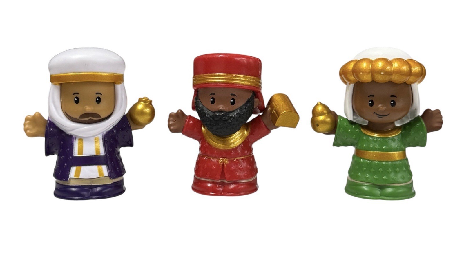 Fisher Price Little People Christmas Nativity 3 Wise Men Replacement Figures