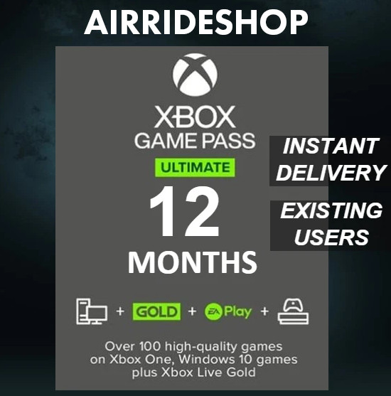 12 Months Xbox Game Pass Ultimate and Live Gold Membership FAST DELIVERY