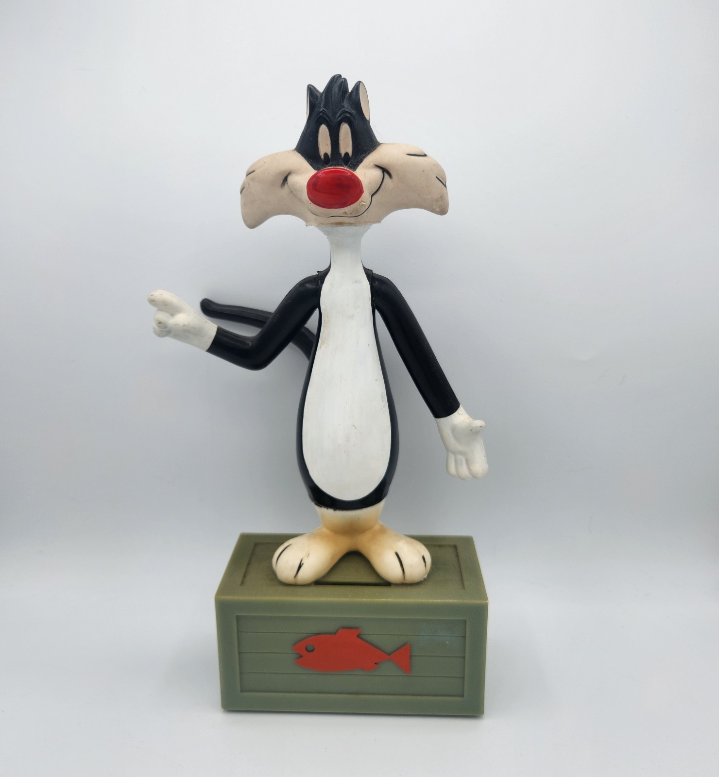 VTG 1971 Looney Tunes Sylvester the Cat Coin Piggy Bank, R. Dakin Co. Hong Kong