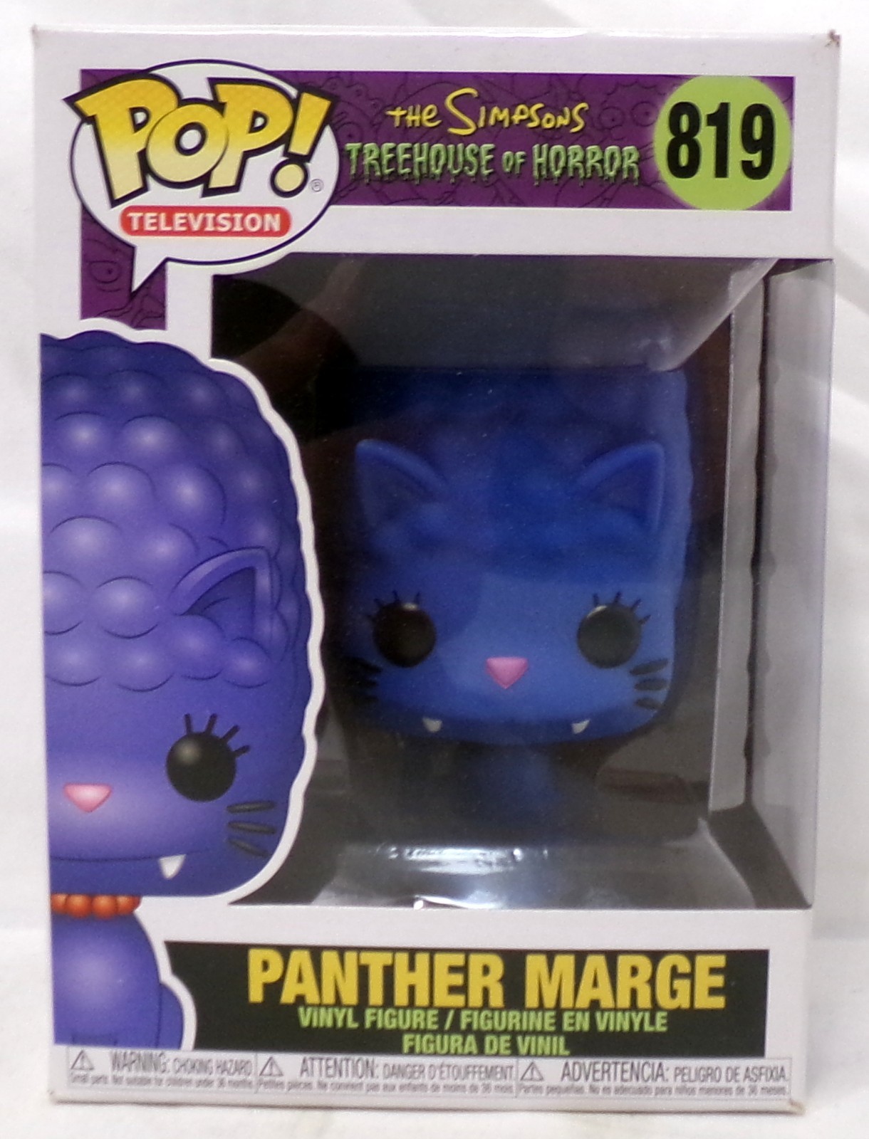 Funko Pop! 819 Panther Marge The Simpsons Treehouse Of Horror Vinyl Figure 2019