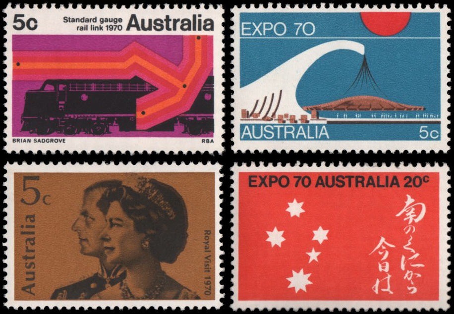 Australia #471-474 MH