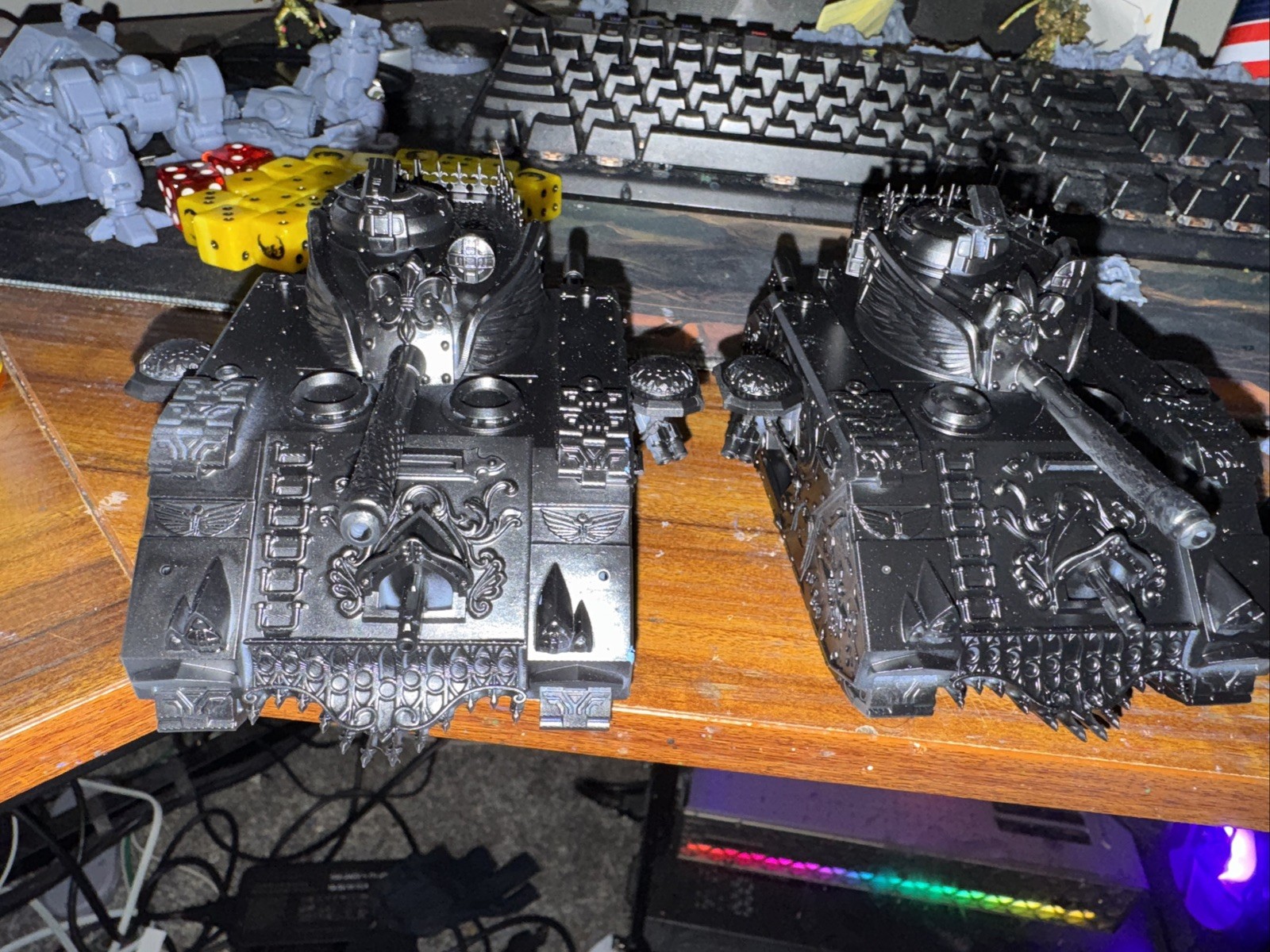 Castigator Battle Cannon X2 Compatible with Warhammer 40k Alternate Art!