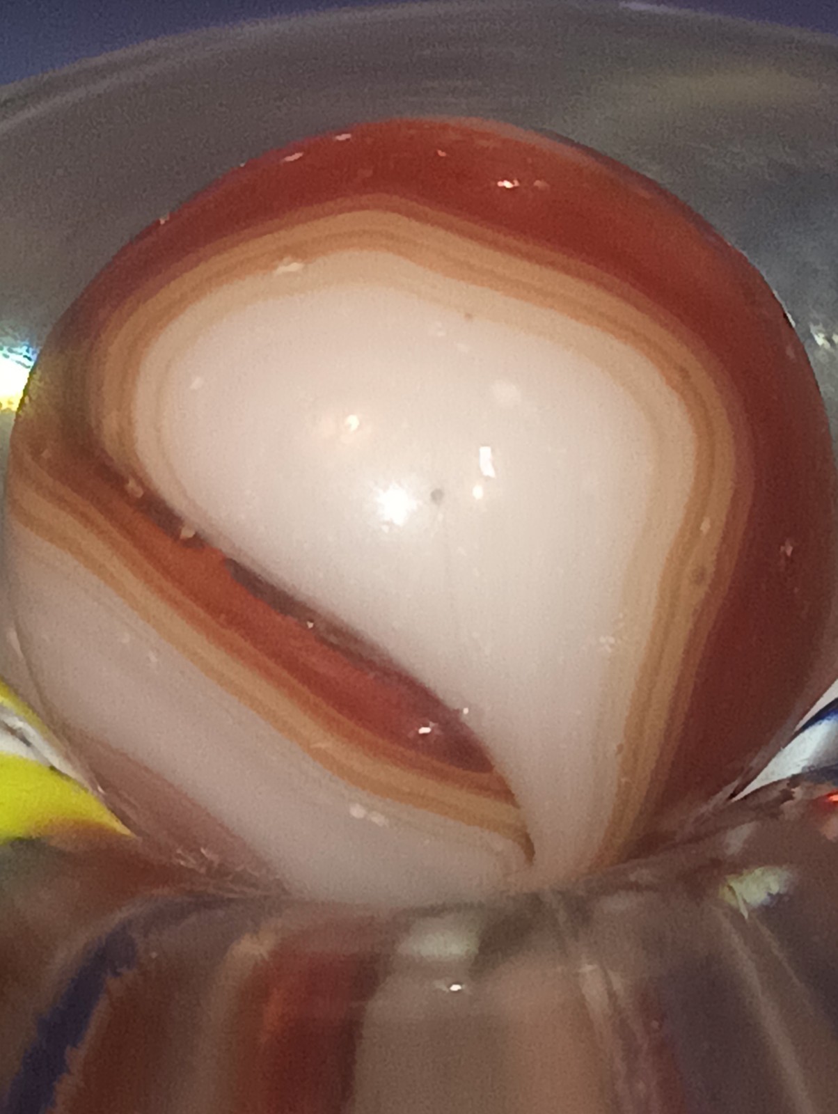 SUPER RARE VINTAGE CHRISTENSEN MARBLE! RARE COLOR!! LQQK!!!