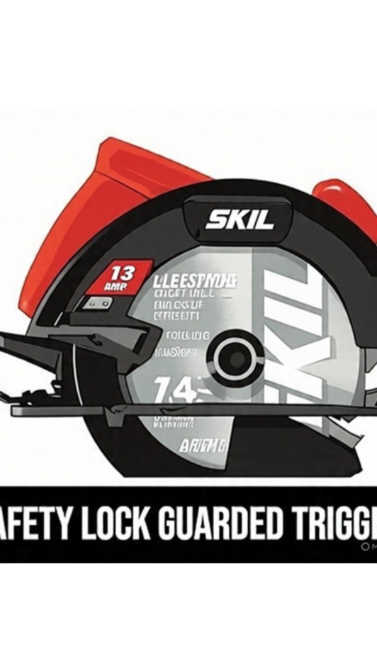 Skil 5080-01 13-Amp 7-1/4" Circular Saw, Red
