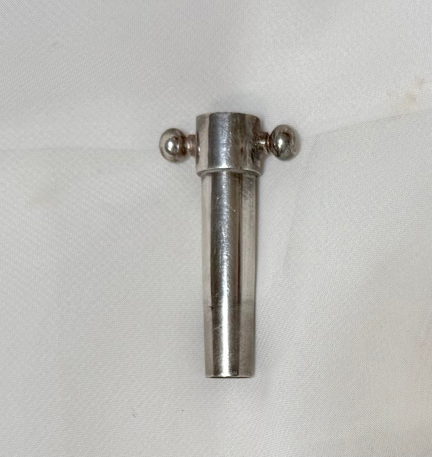 LOW PITCH EXTENSION Cornet Silver Plate RARE!