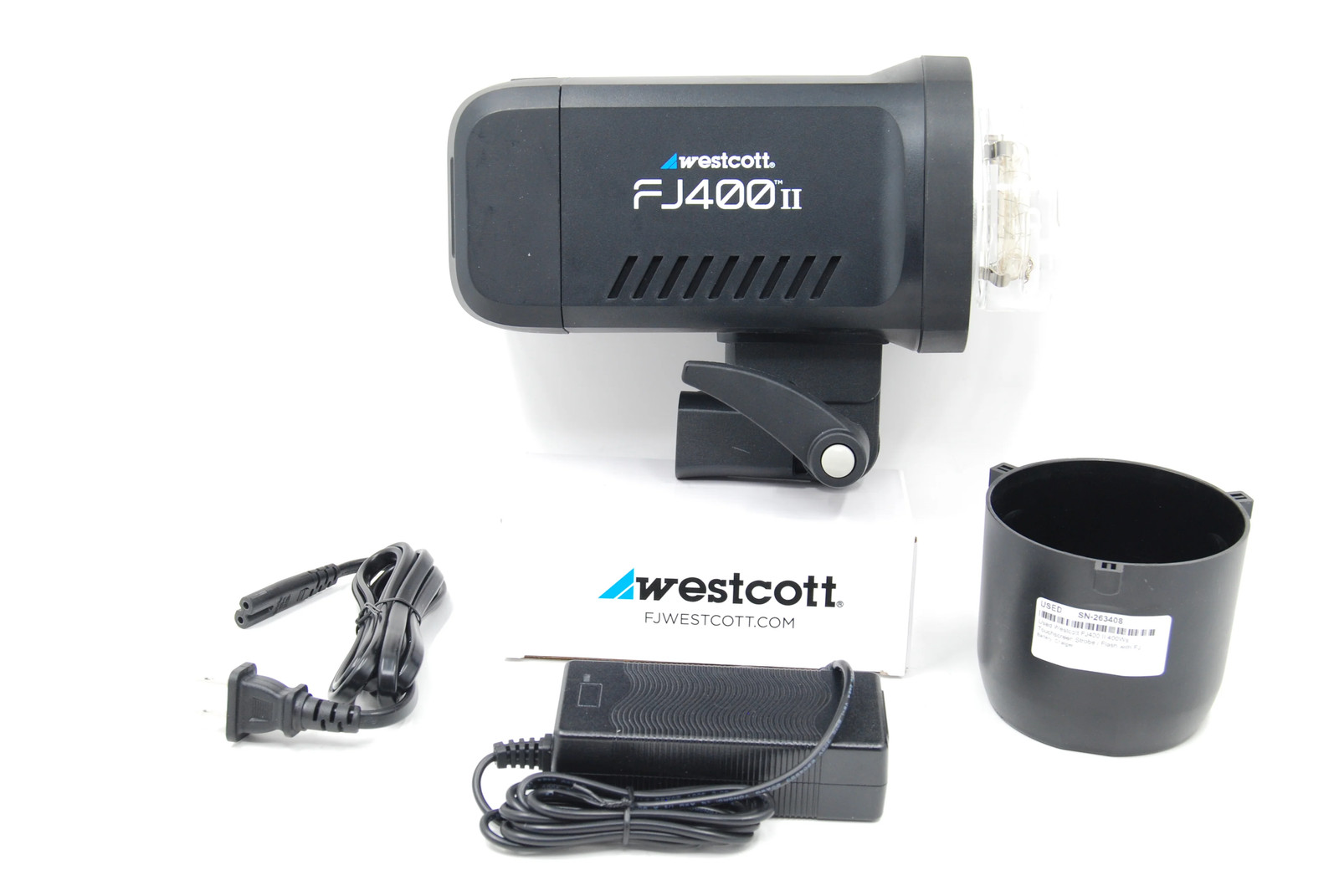 Used Westcott FJ400 II 400Ws Touchscreen Strobe / Flash with FJ Pro AC/DC Batter