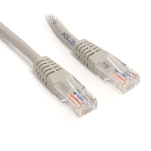 Startech 25 Ft Gray Molded Cat5e Utp Patch Cable - 1 X Rj-45 Male Network - 1 X