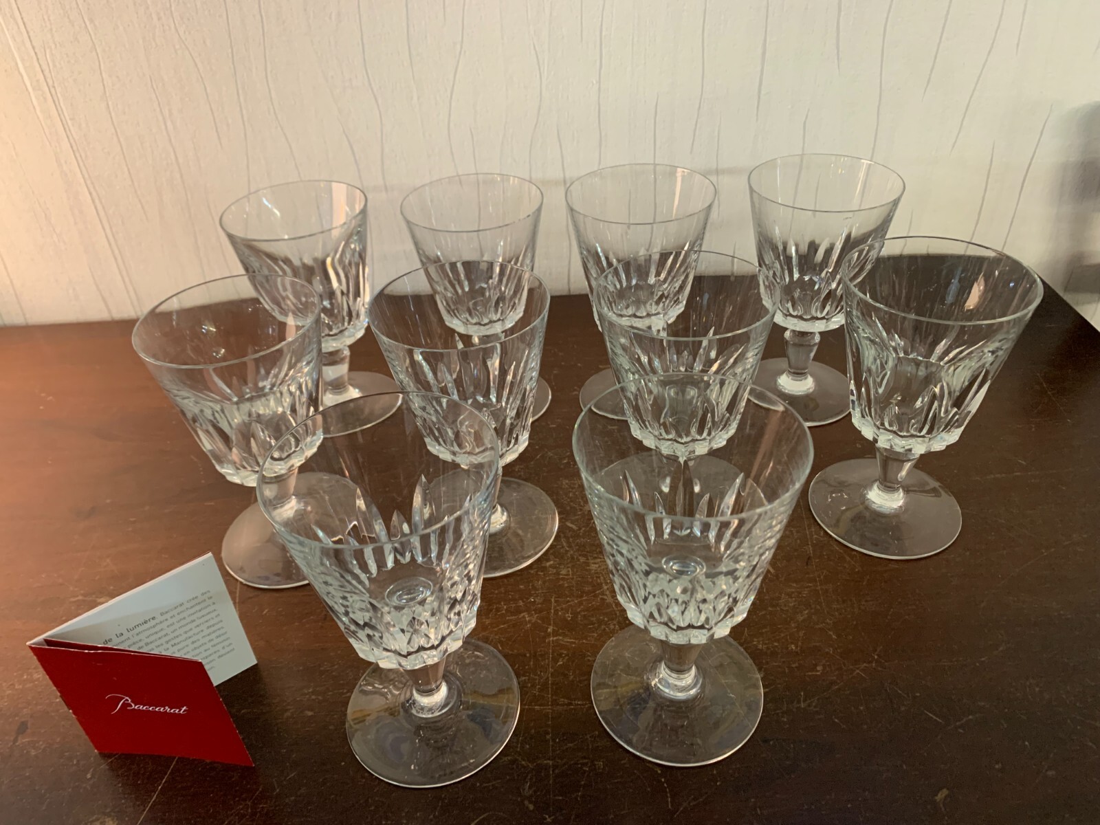 9 Water Glasses Model ? In Baccarat Crystal (Price Per Unit)