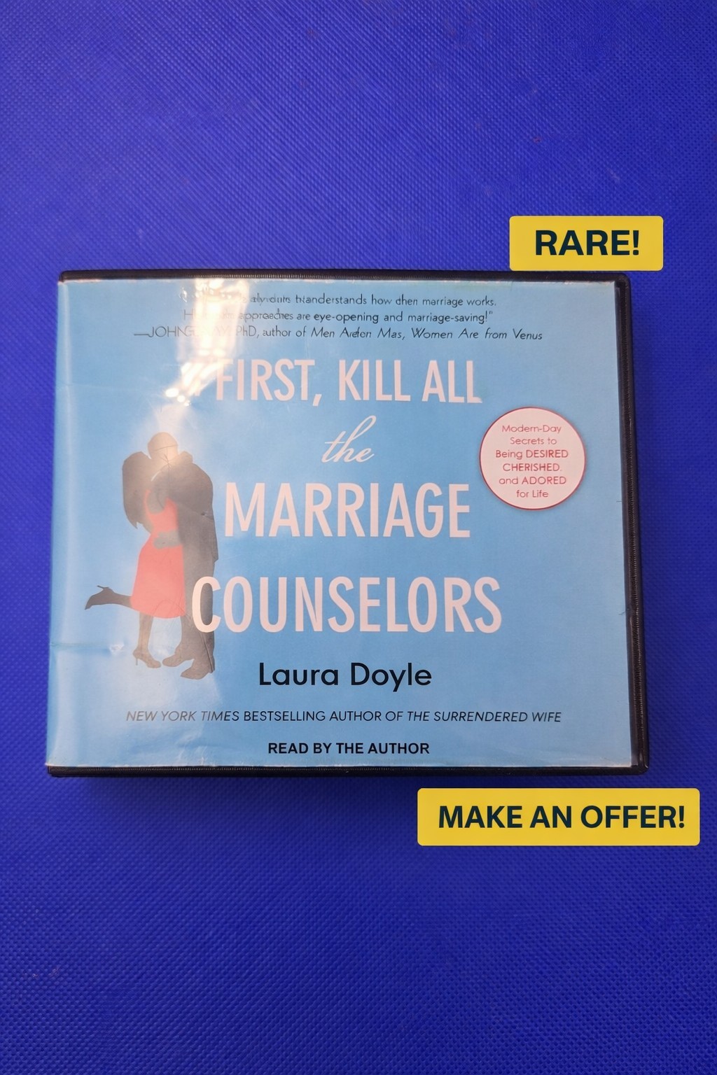 First Kill All The Marriage Counselors Laura Doyle Audiobook CD Very Good