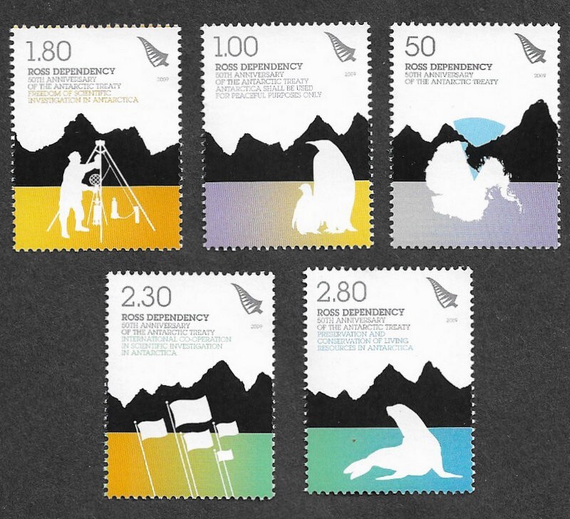 ROSS DEPENDENCY ANNIVERSARY OF TREATY MNH SET 2009