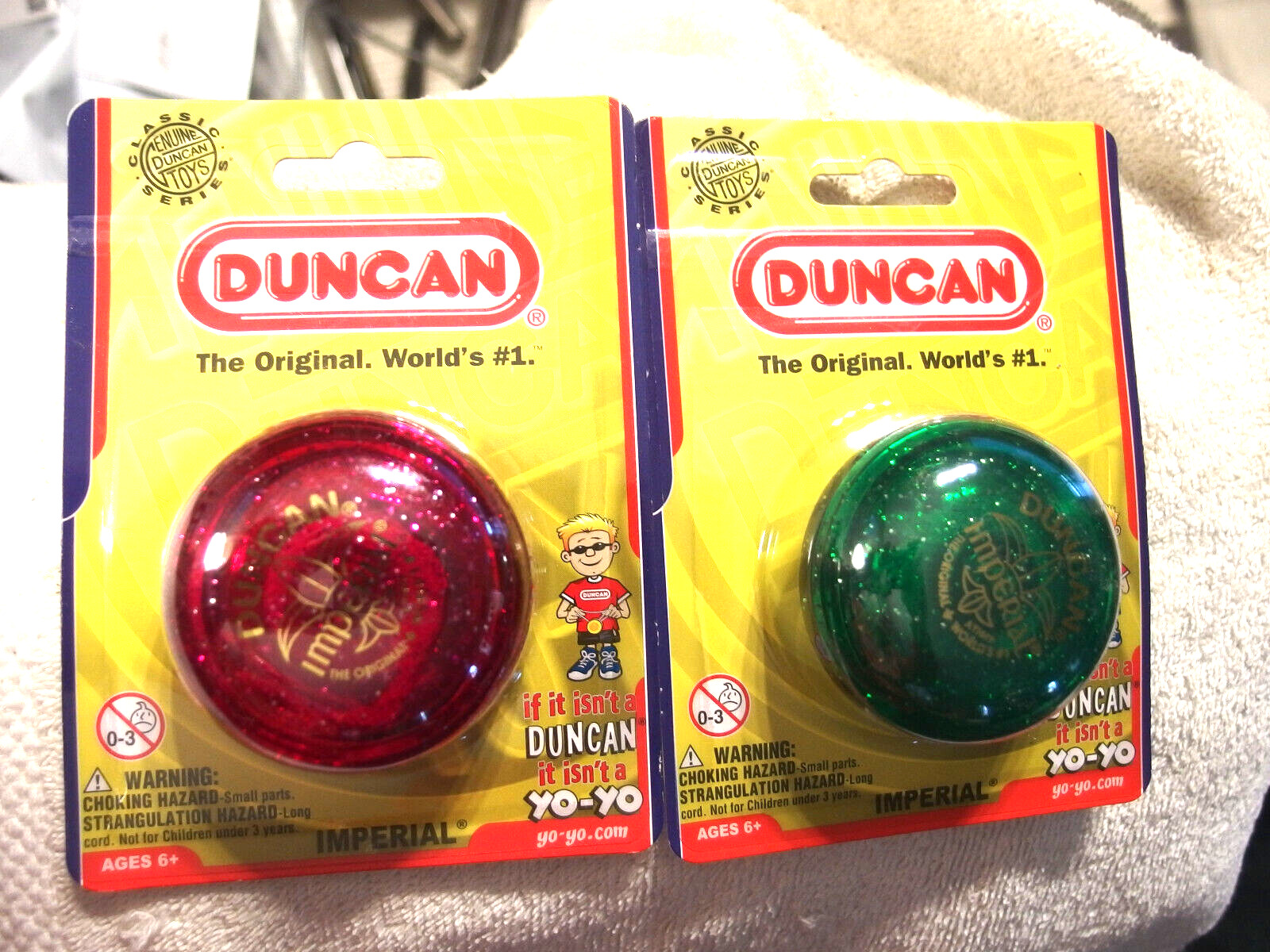 2 lot Duncan Yo-Yo's  Imperial New in pack toys yoyo