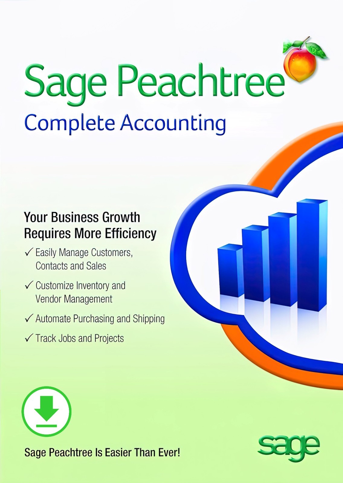 Sage Peachtree US Accounting complete edition 2012 - 1U Perpetual