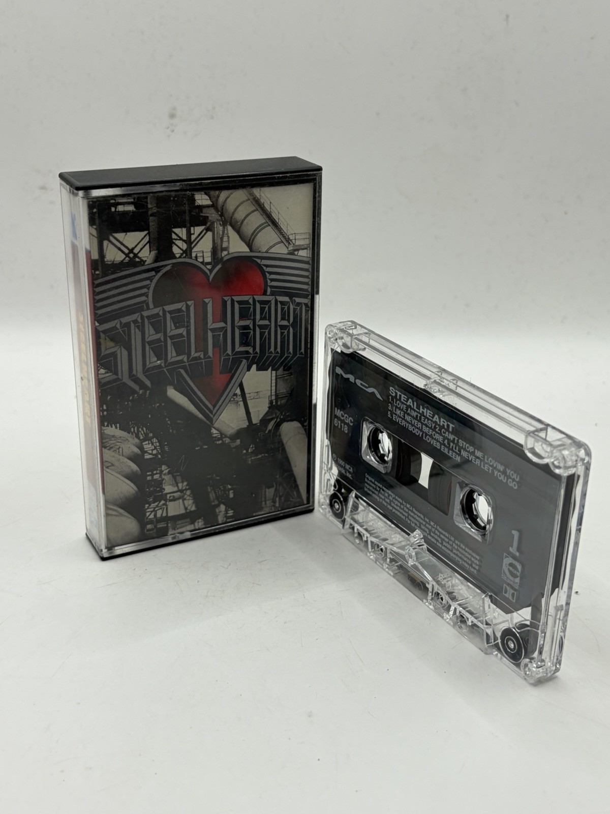 STEELHEART - Self Titled Cassette Tape Album Hard Rock Hair Metal 1990