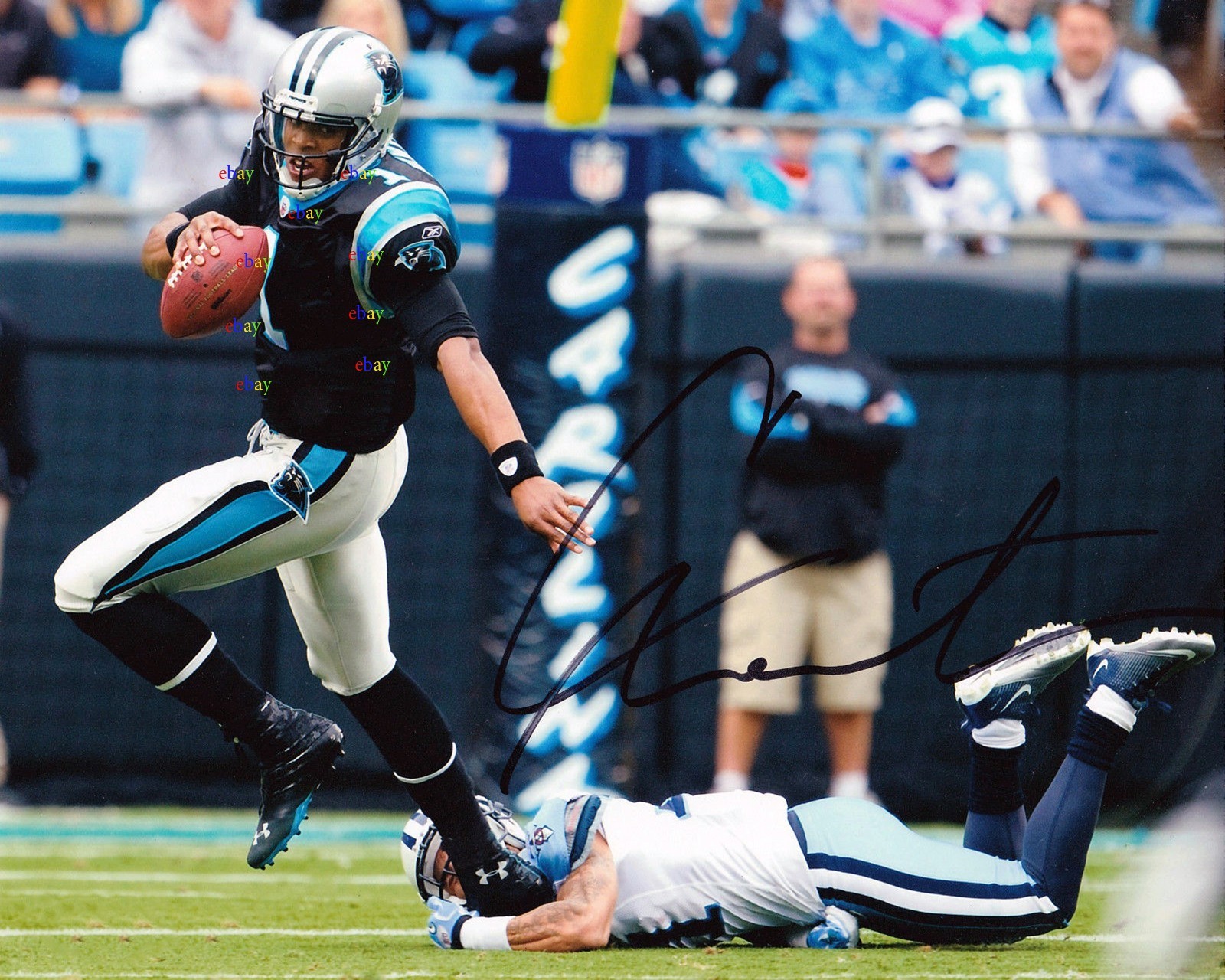 Cam Newton Panthers  8x10 signed autographed photo reprint