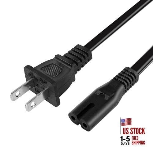 TPLTECH 2 Prong Power Cord Compatible with Roomba Home Base Charging Dock 900 
