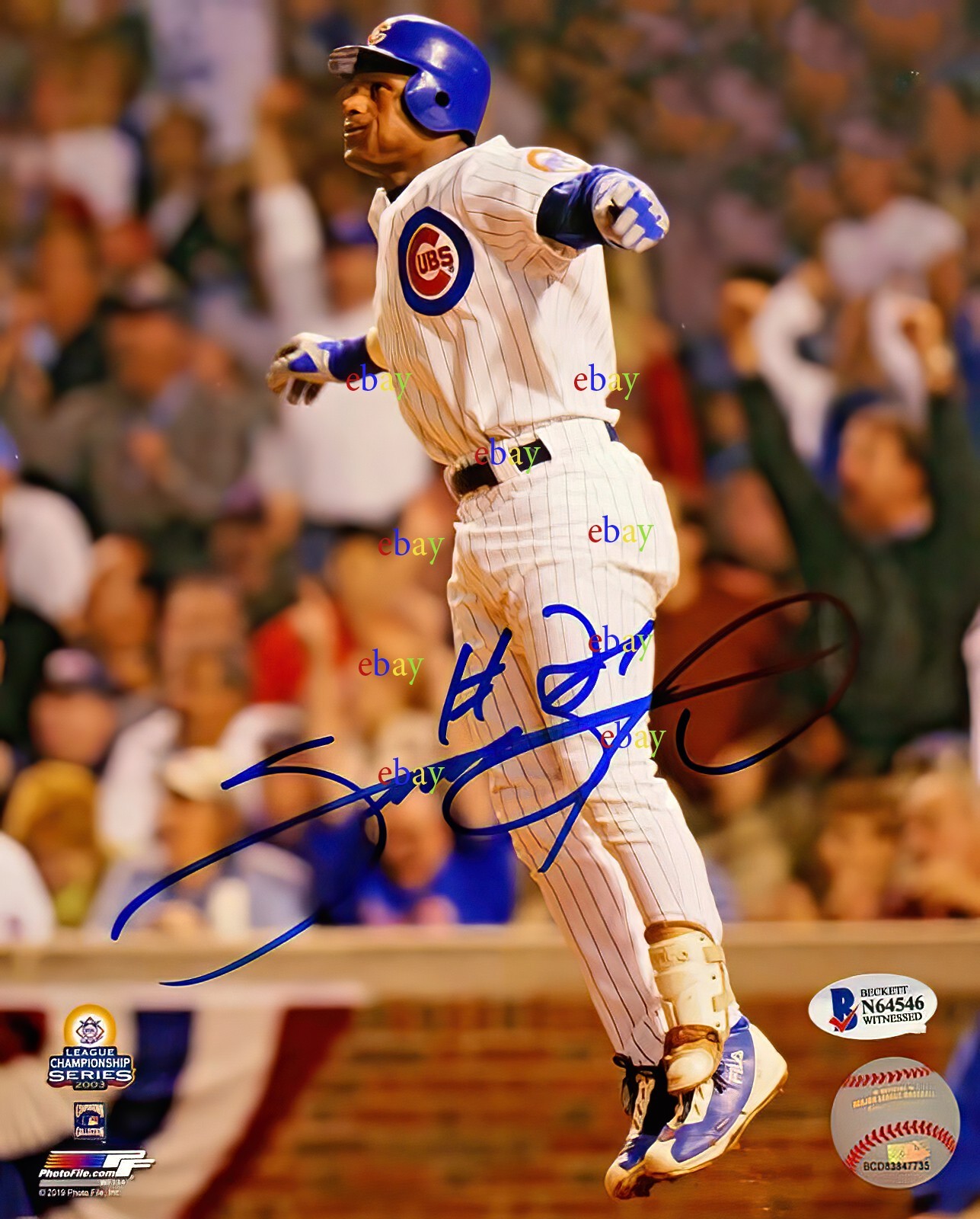 Chicago Cubs Sammy Sosa Signed Autographed 8x10 photo Reprint