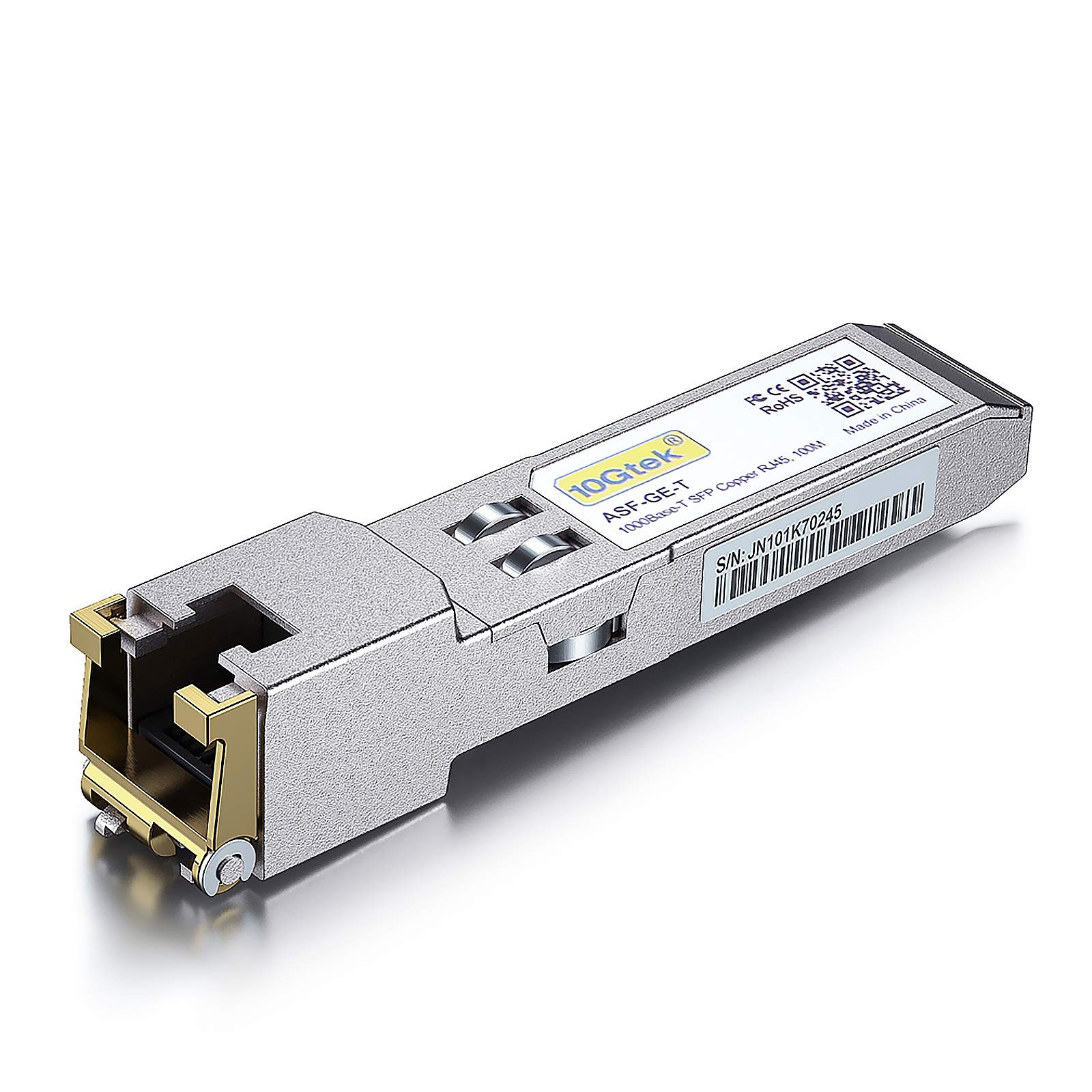 1.25G SFP-T, 1000BASE-T Copper SFP, SFP to RJ45 SFP Module Transceiver for Ci...