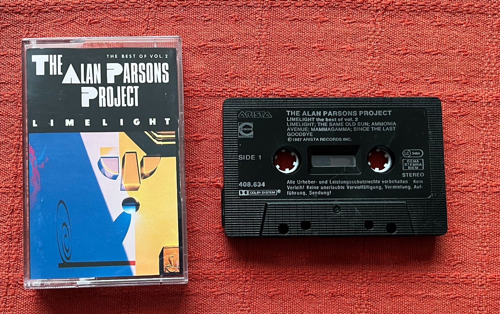 THE ALAN PARSONS PROJECT - CHROME CASSETTE TAPE - LIMELIGHT (THE BEST OF VOL. 2)