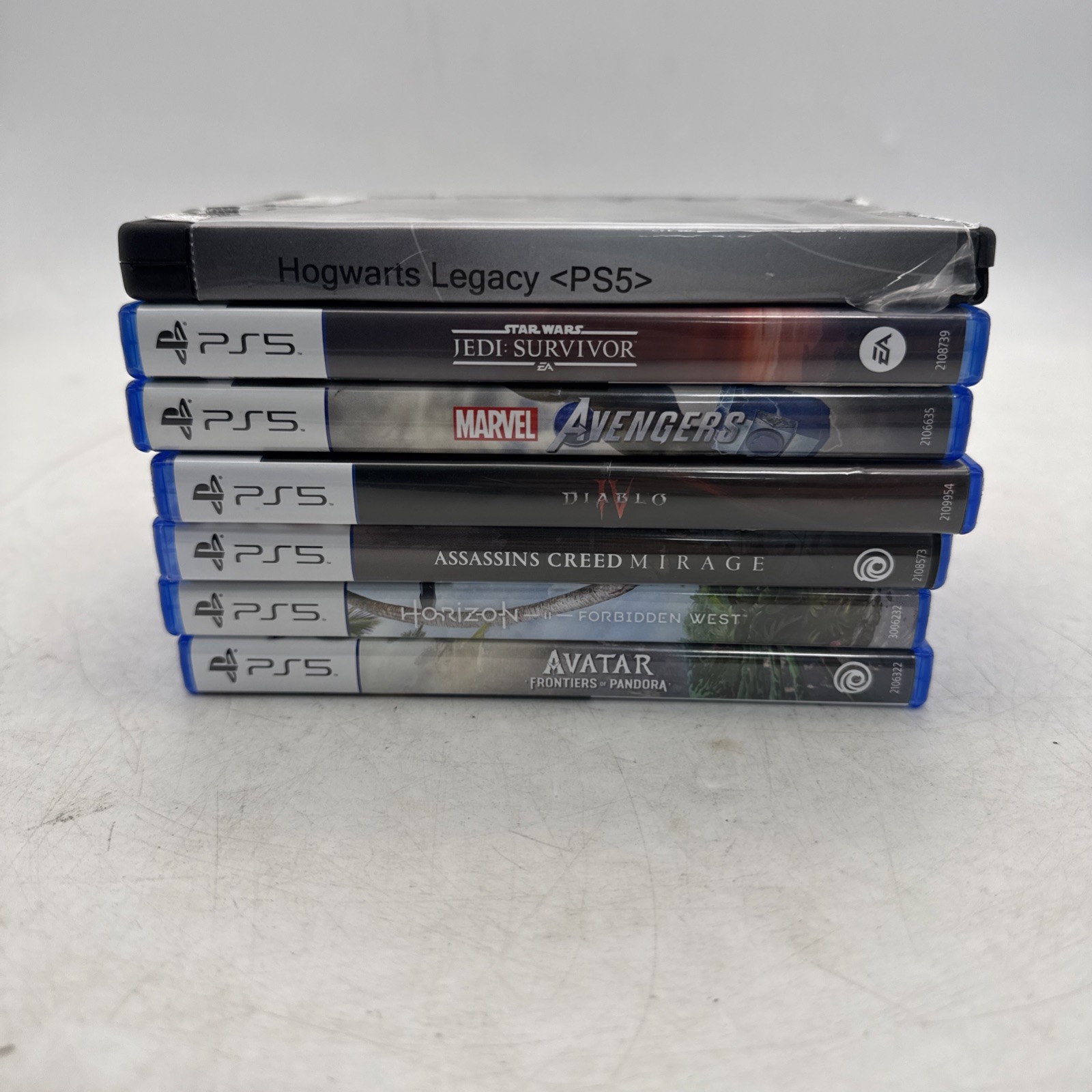 Game Lot of 7 PS5 Games (Avengers, Assasins Creed, Horizon, etc)