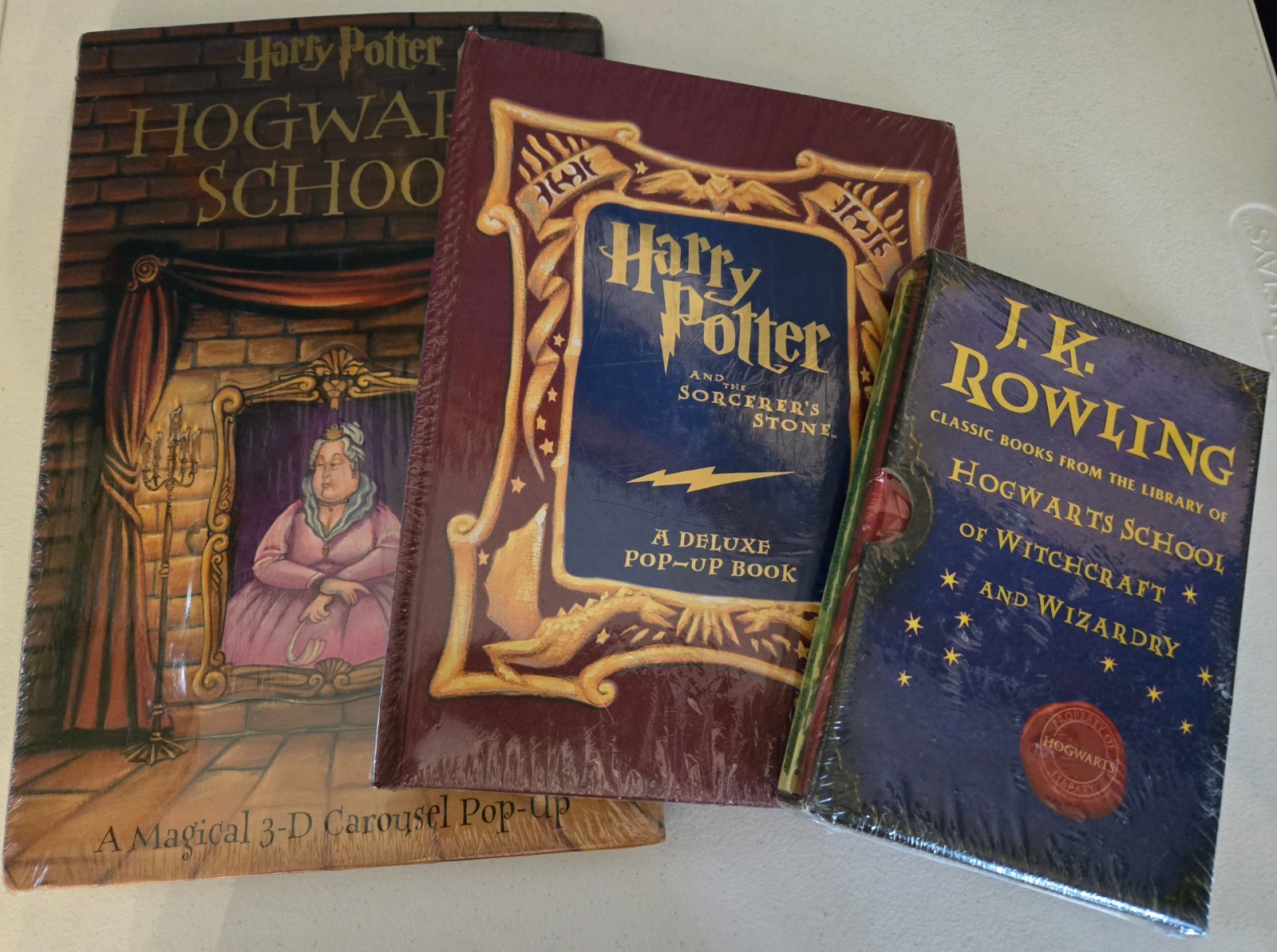 NEW 2001 Harry Potter Book Lot POP-UP *ALL Sealed