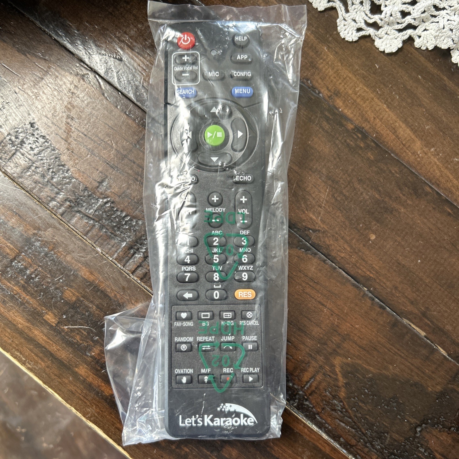 Original OEM Let's Karaoke System Magic Sing Remote Control for ET23KH / ET23PRO