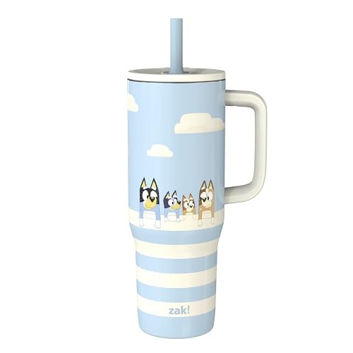  Sutton Travel Tumbler for On the Go, 30oz Stainless Steel with Vacuum Bluey