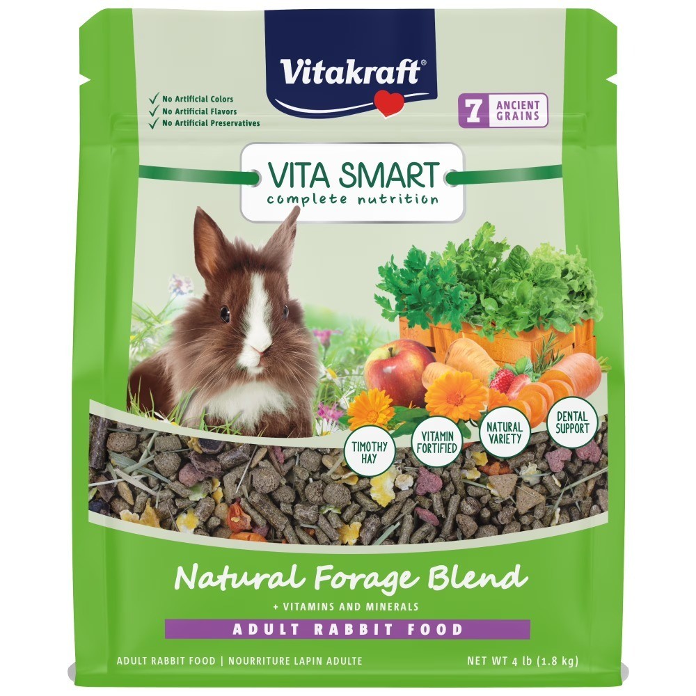  Vita Smart Adult Rabitt Timothy Hay Small Animal Food, 4 lb Bag