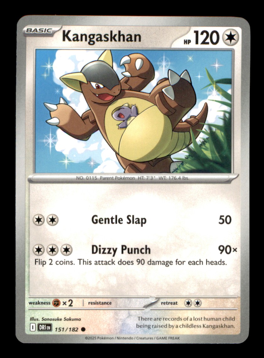 Kangaskhan Common SV10: Destined Rivals 151/182 NM Normal Pokemon