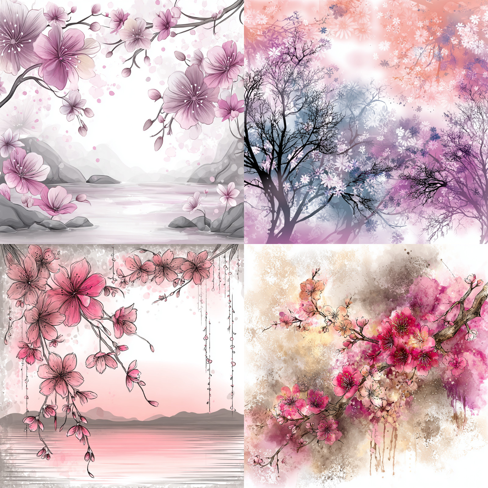Sakura landscape