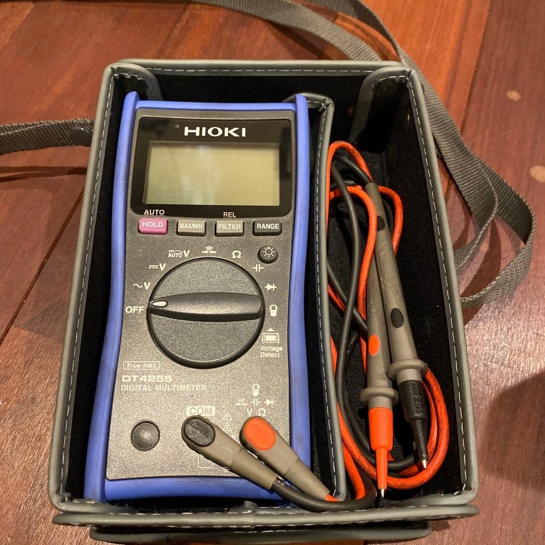 HIOKI DT4255 Digital Multimeter with Test Leads and Case