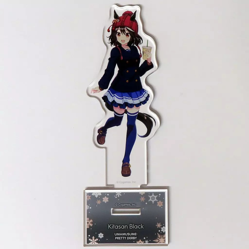Kitasan Black Uma Musume Acrylic Stand 150mm /Wood Art Panel Collectible