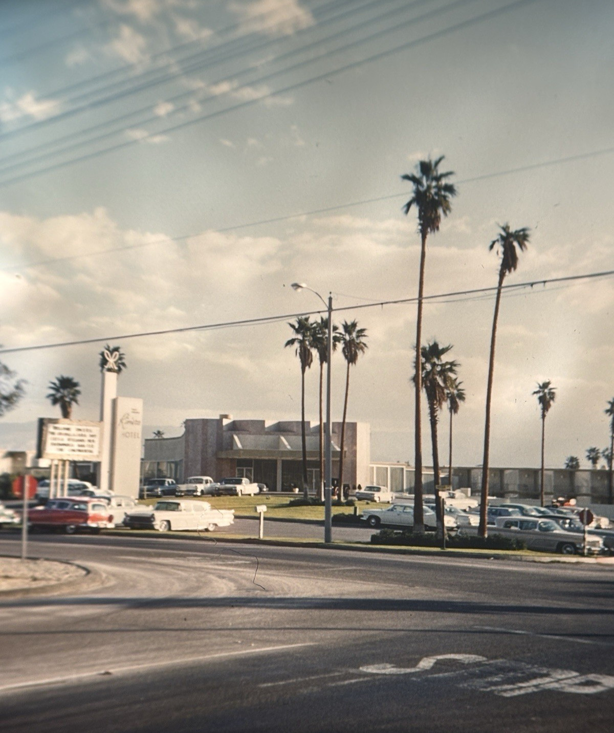 Riviera Hotel Palm Springs California 1961 Original Stereo Slide