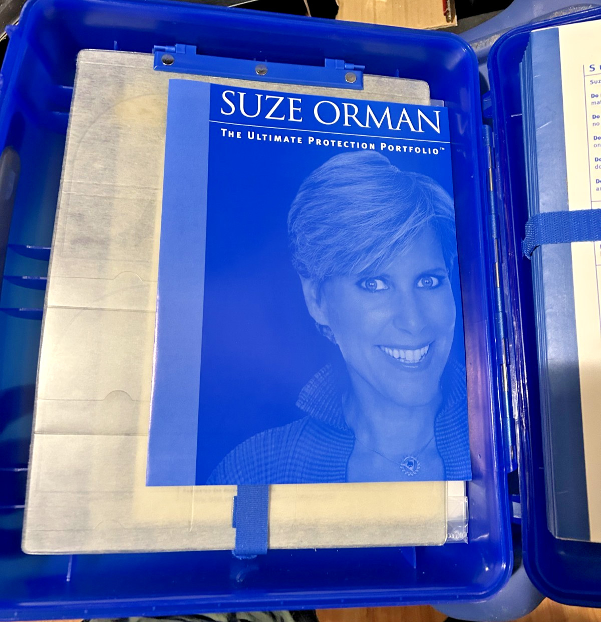 Vintage Suze Orman Money Advice Financial Planning Kit Binder Set