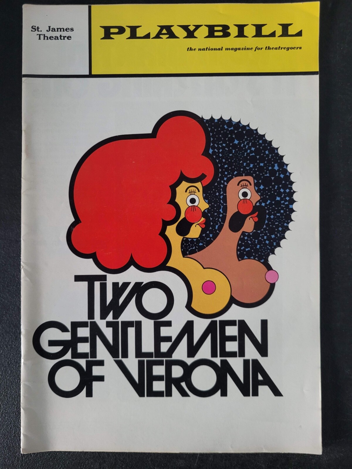 TWO GENTLEMEN OF VERONA PLAYBILL MAGAZINE Vol 9 February 1972 Issue #2 VINTAGE