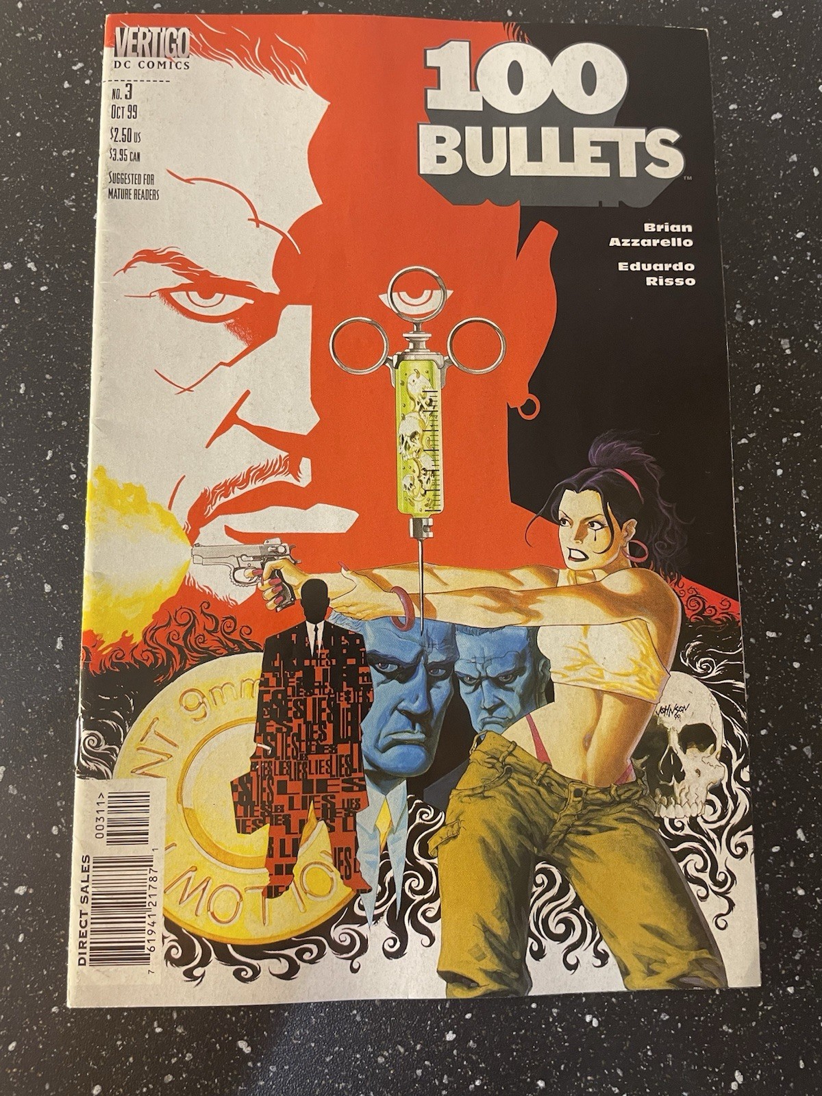 100 Bullets #3 Azzarello (1999 Vertigo)