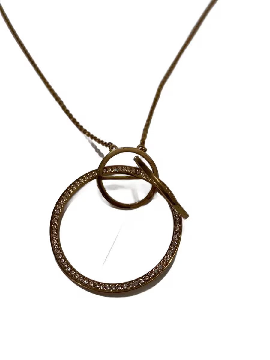 Swarovski Necklace Gld With Top Ladies Flash M1o41