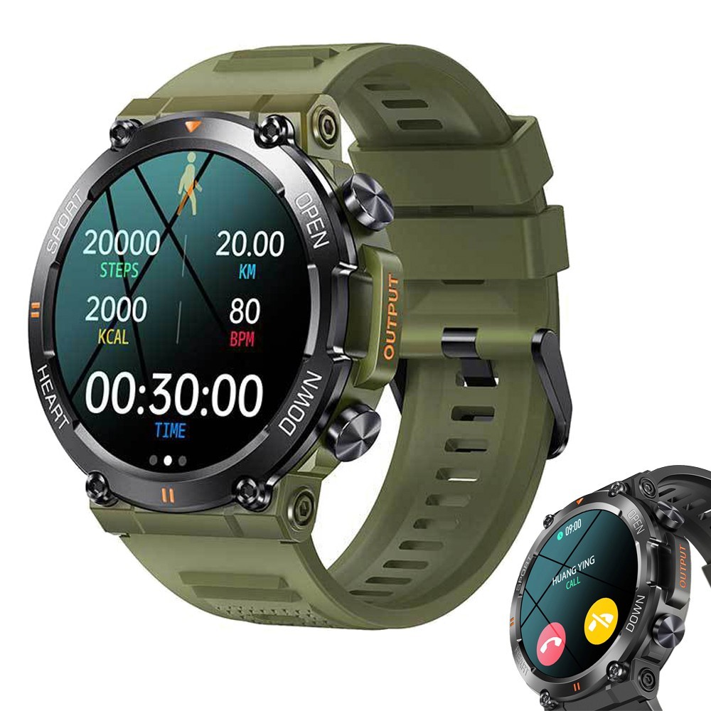 1.39" Smart Watch (Answer/Make Call) 3ATM Waterproof Military Sport Watch 400mAh