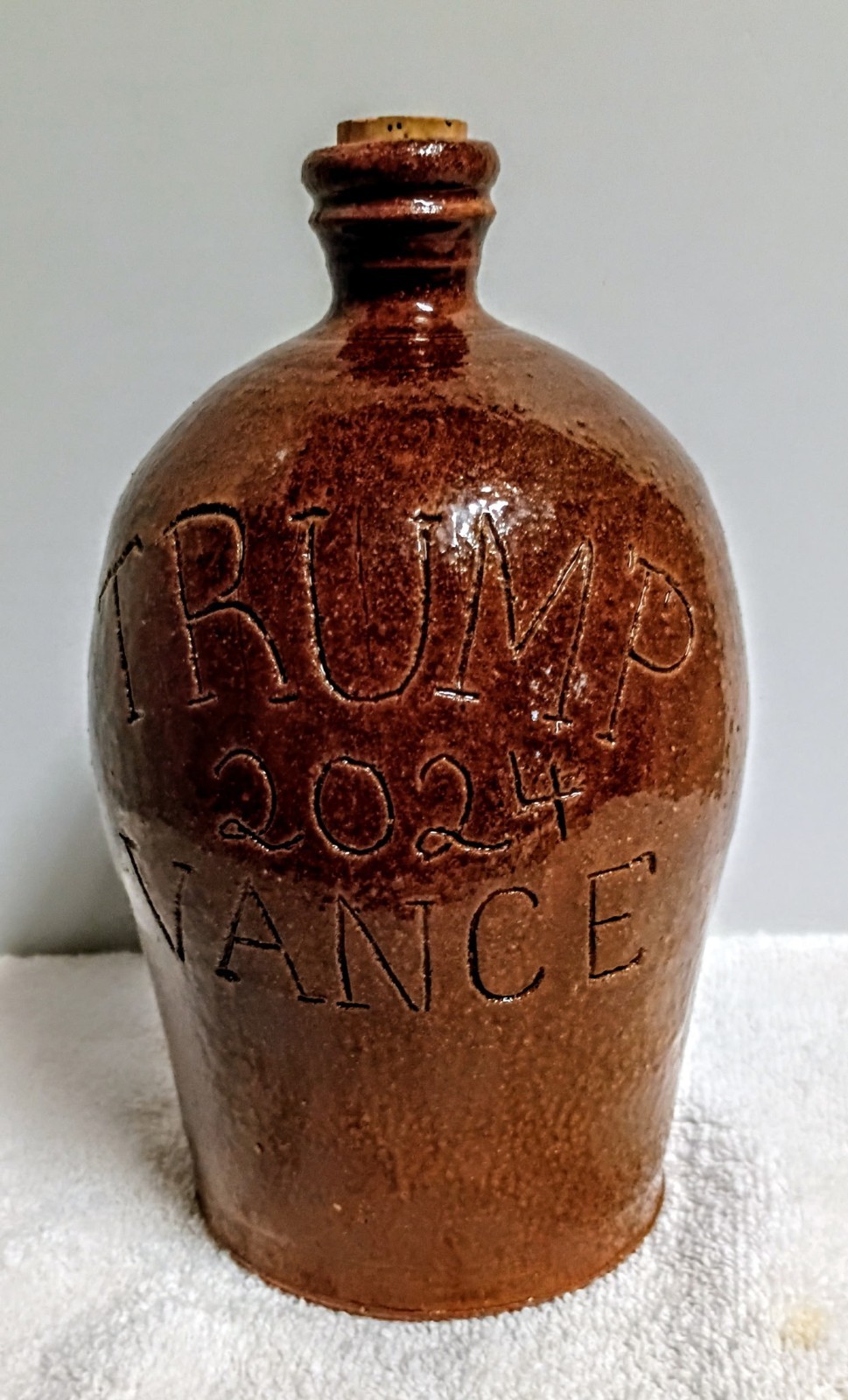 Marvin Bailey / Trump - Vance 2024 Pottery Jug 