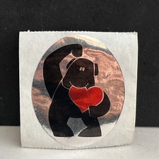 Vintage 80’s Silver Foil Sticker - Gorilla - Rare