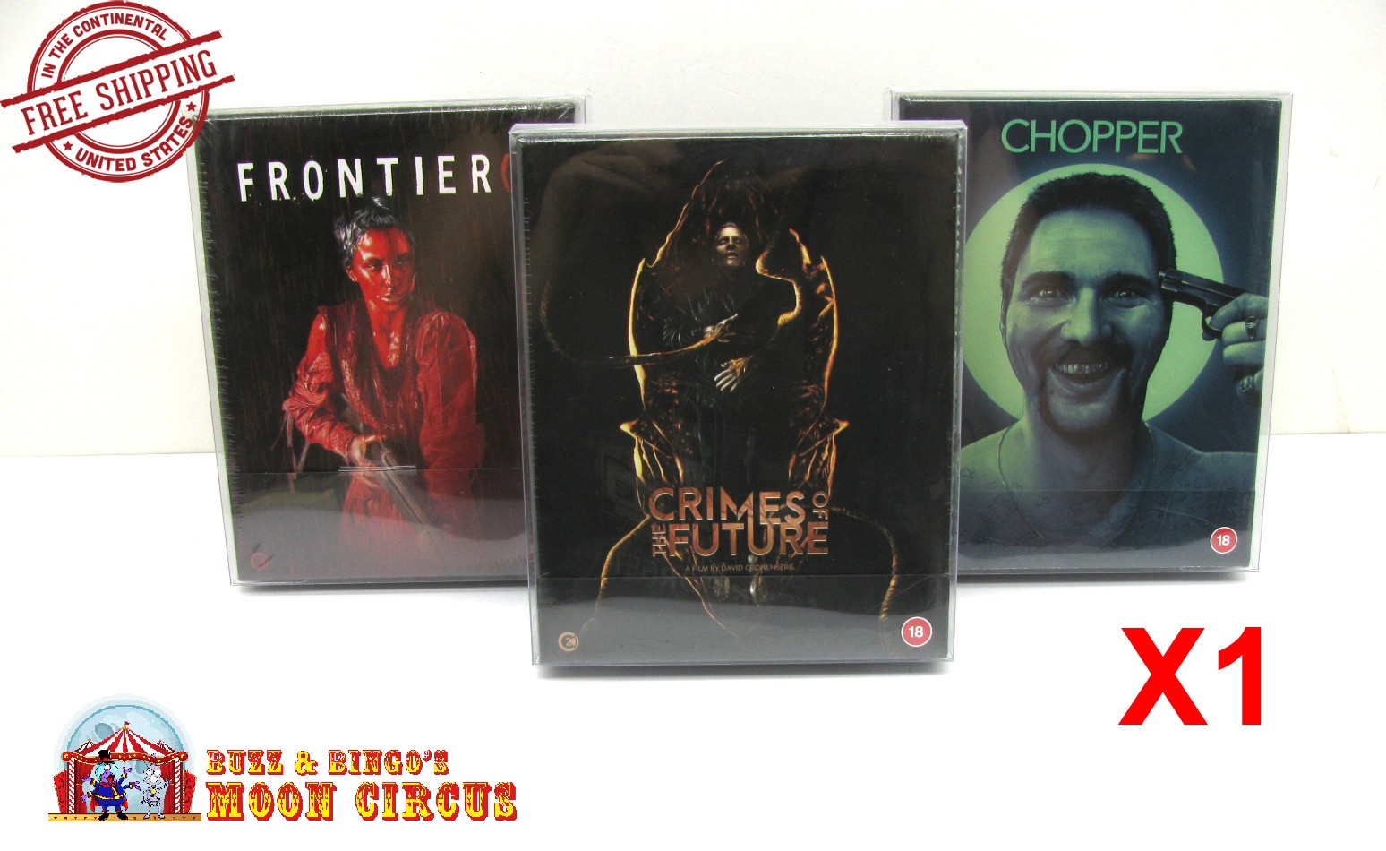 1x BLU-RAY 4K UHD MOVIE - OVERSIZED BOX SET (SIZE B4O J) - CLEAR PROTECTIVE BOX