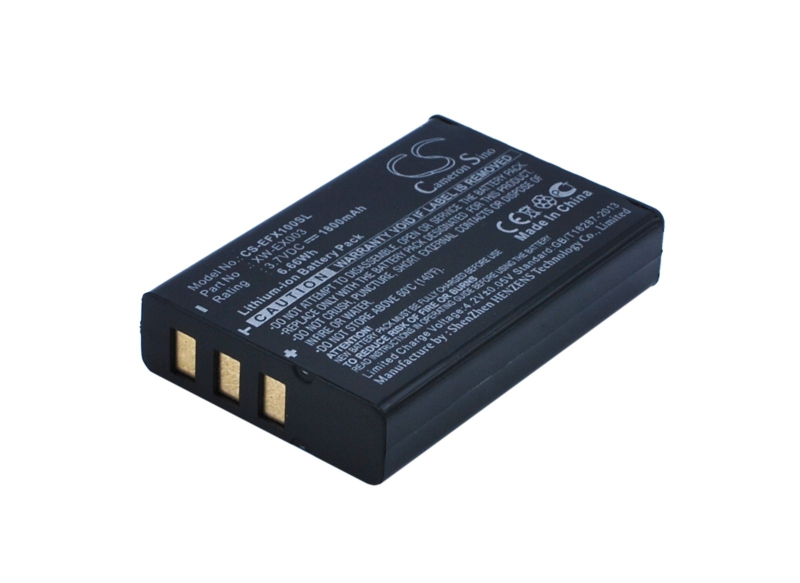 BATTERIE 1800Mah Type XW-EX003 For EXFO AXS-100 AXS-110 ELS-500 EPM-500 FIP-400