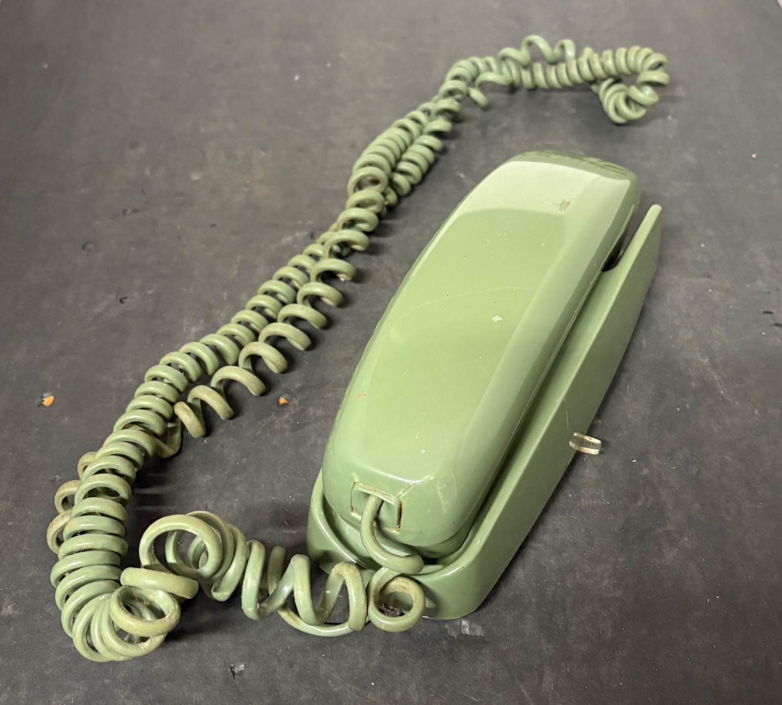 Western Electric Bell System Trimline green wall telephone touch tone WORKS