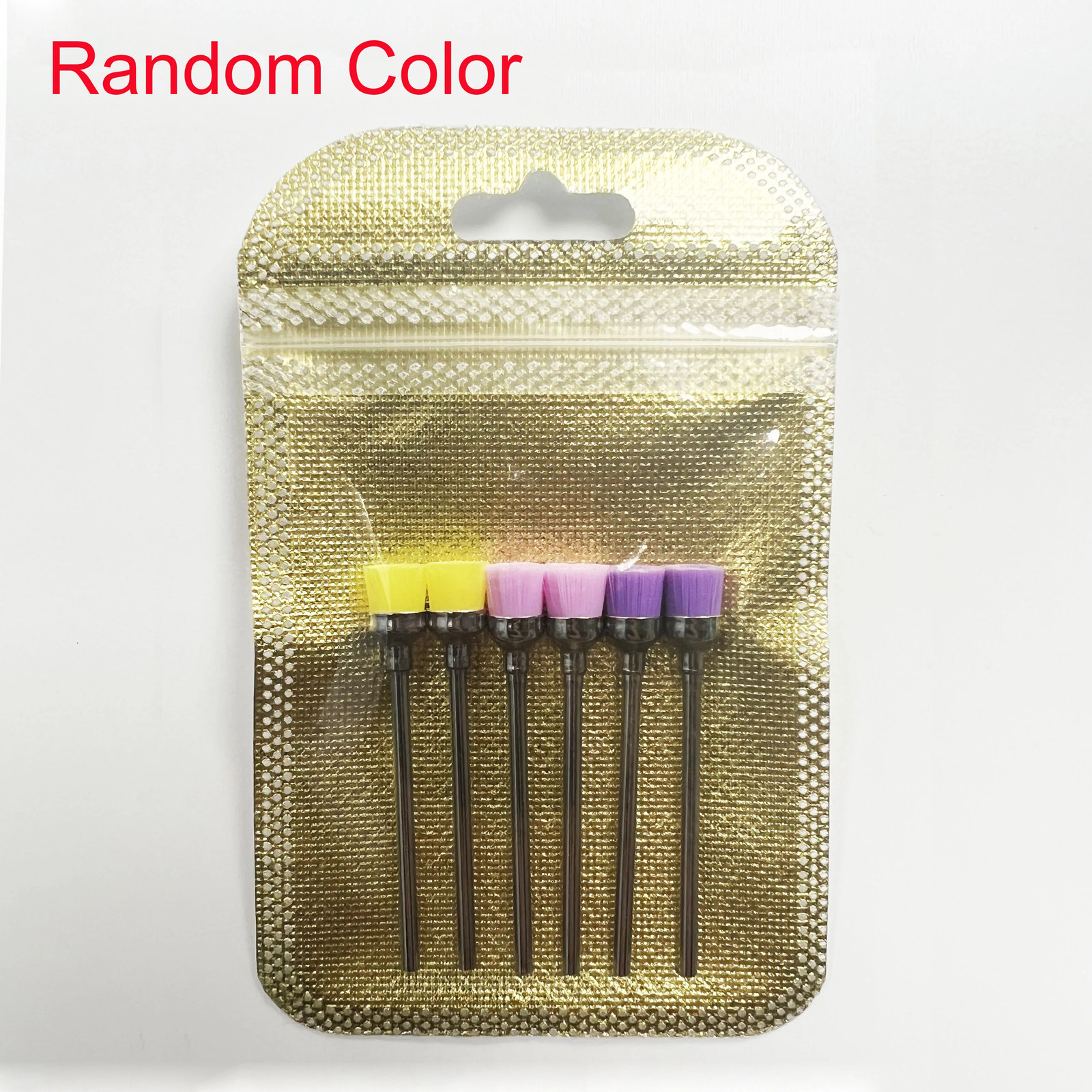 6Pcs Pro Nail Drill Bit Cleaning Dust Brush for Electric Manicure Machine Tools 