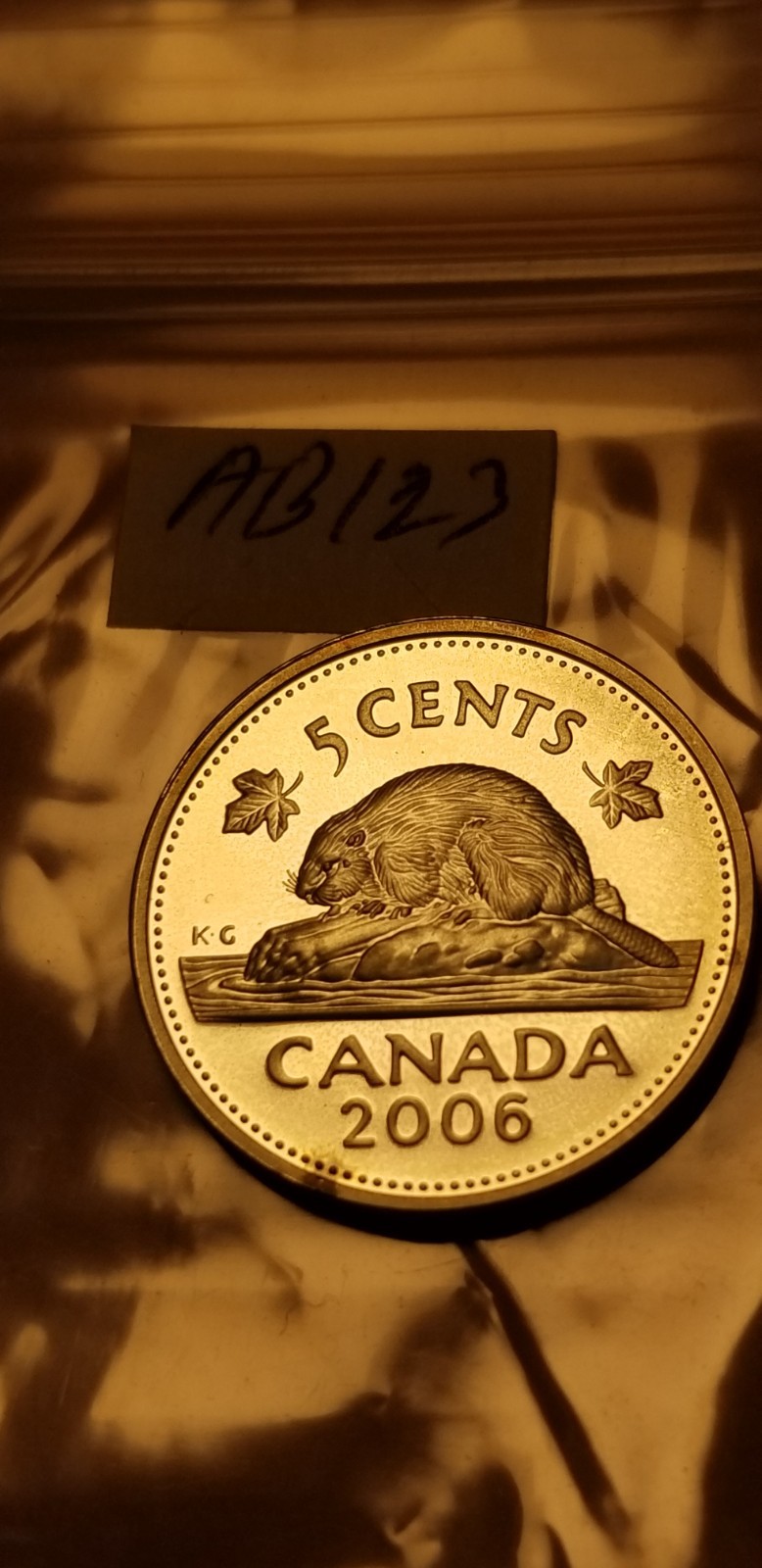 2006 Canada Silver 5 Cents Coin Idab1.