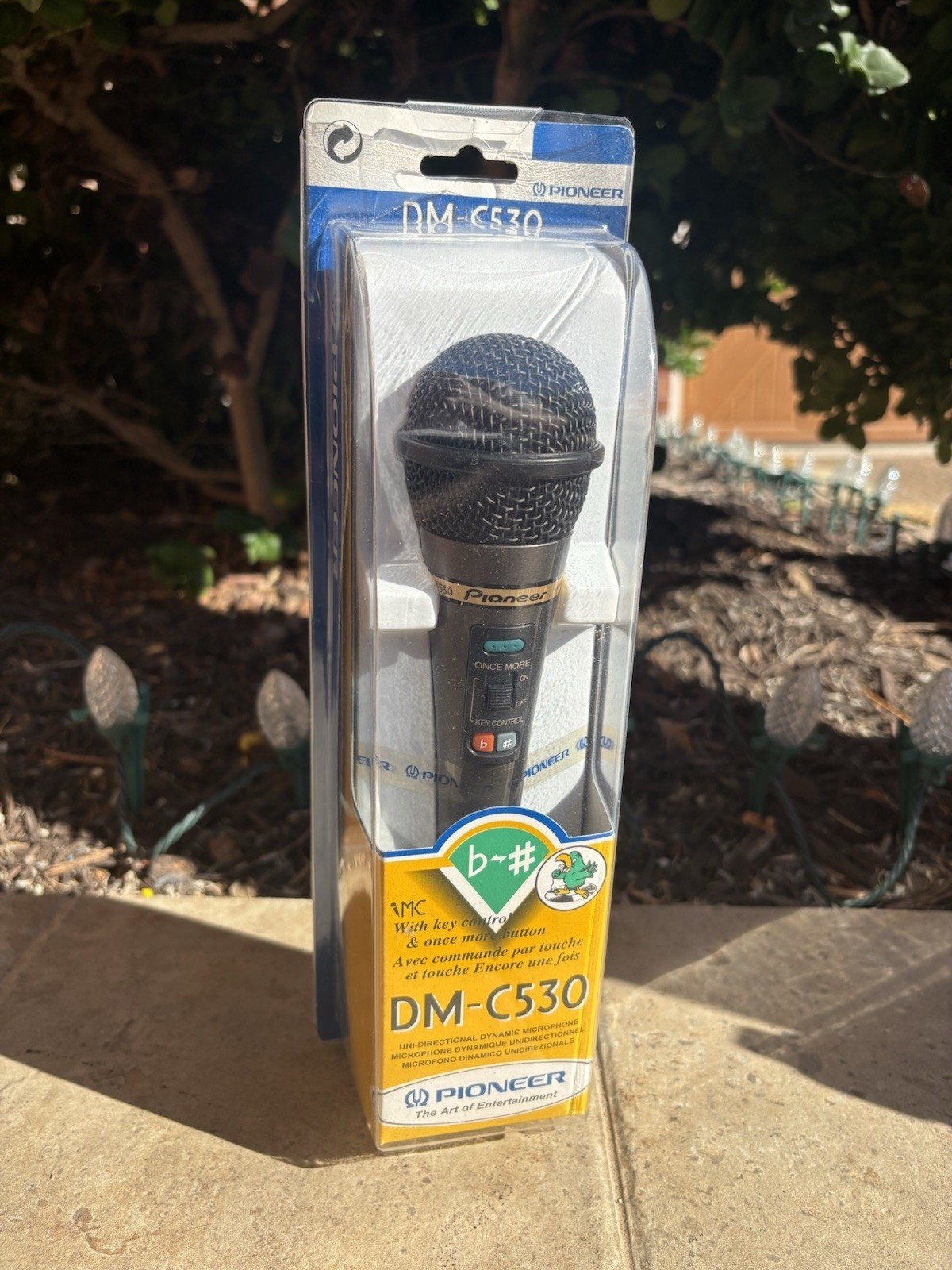 Vintage PIONEER DM-C530⭐️Uni Directional Dynamic Microphone Freepost⭐️NEW SEALED