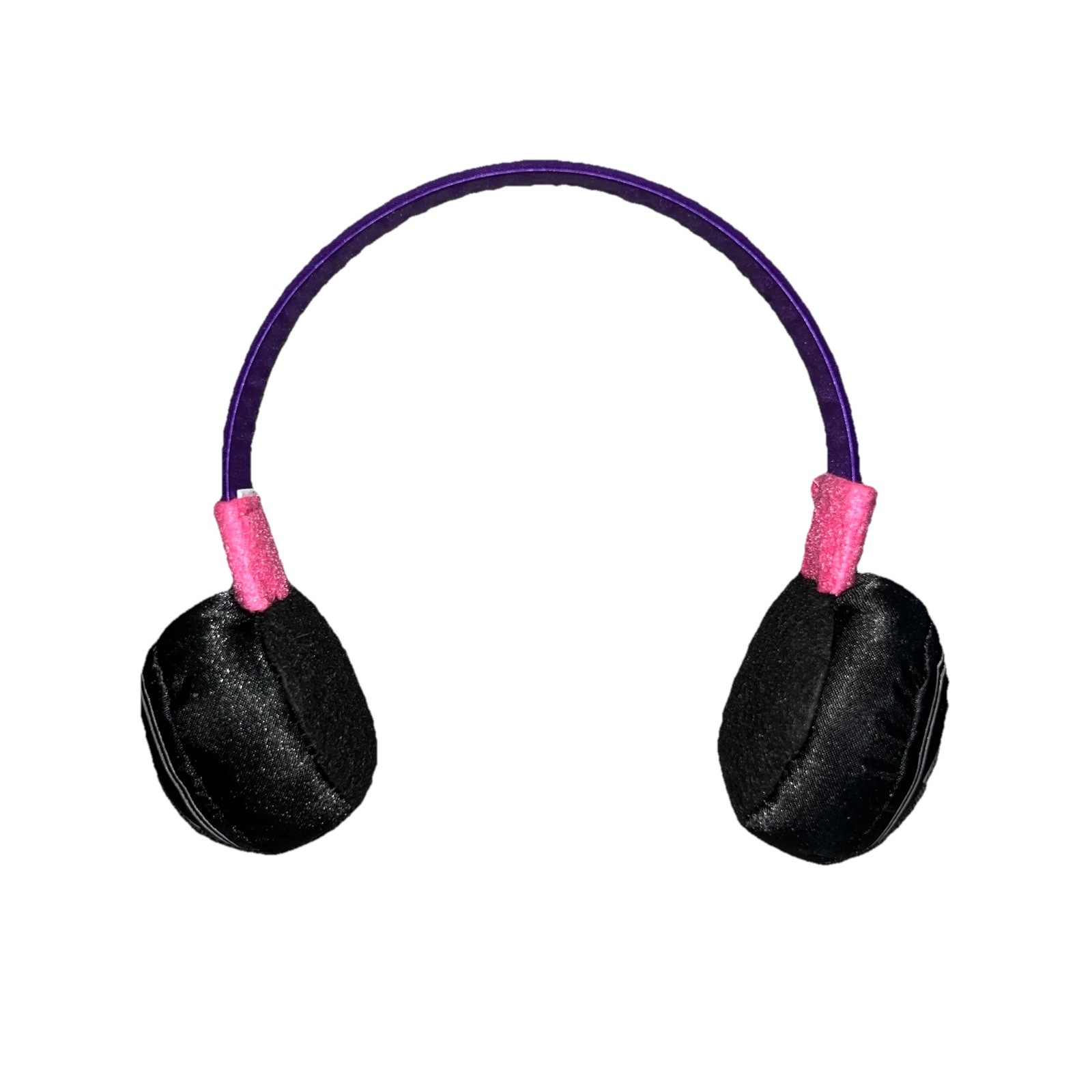 Build A Bear Workshop Honey Girls Headphones BABW Accessory Black Purple HTF