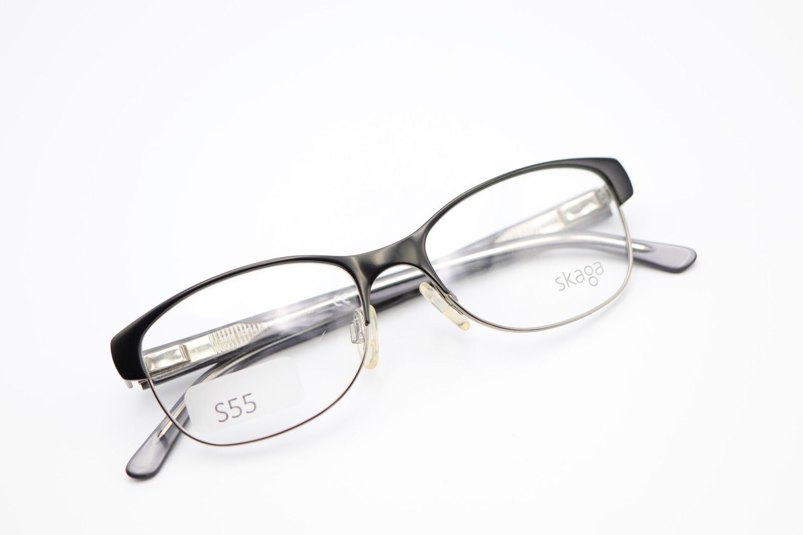 SKAGA 3858 SOPHIA 5501 in Black 50-16-135 Eyeglass Frames Flex Hinges  S55