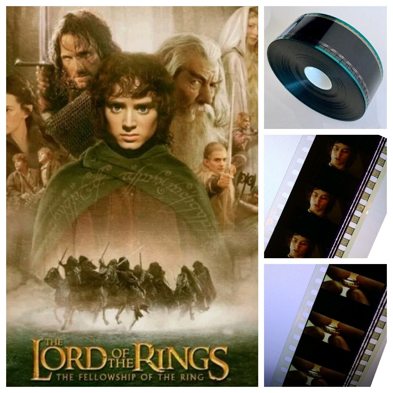 35mm THE LORD OF THE RINGS (1) FELLOWSHIP (2001) FILM/MOVIE/TRAILER LOTR