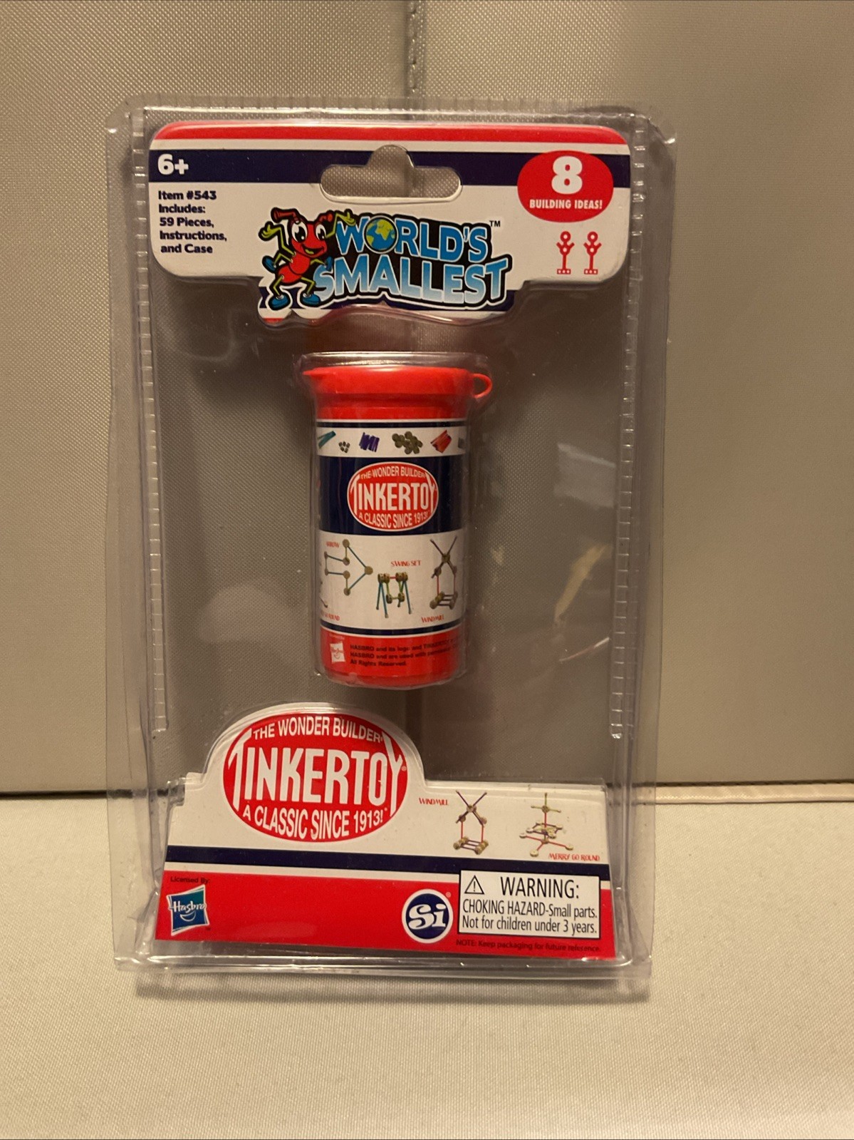 World's Smallest TINKER TOYS Construction Set Miniature Toy 2018