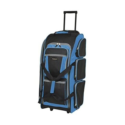  Xpedition 30 Inch Multi-Pocket Upright Rolling Duffel Bag 30-Inch Dark Blue